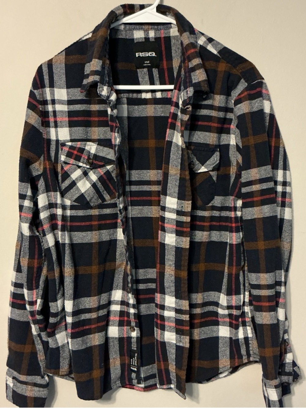 RSQ Men’s Plaid Button Down